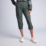 LADIES FATIGUE/BLACK PRINTED CARGO JOGGER