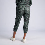 LADIES FATIGUE/BLACK PRINTED CARGO JOGGER