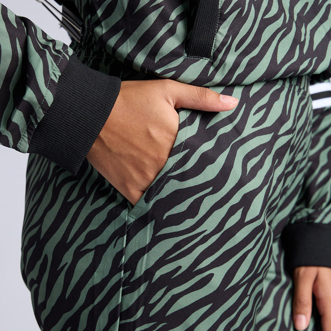 LADIES FATIGUE/BLACK PRINTED CARGO JOGGER