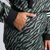 LADIES FATIGUE/BLACK PRINTED CARGO JOGGER