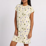 LADIES LQD BUTTERCUP TULIP PRINTED SLEEPSHIRT