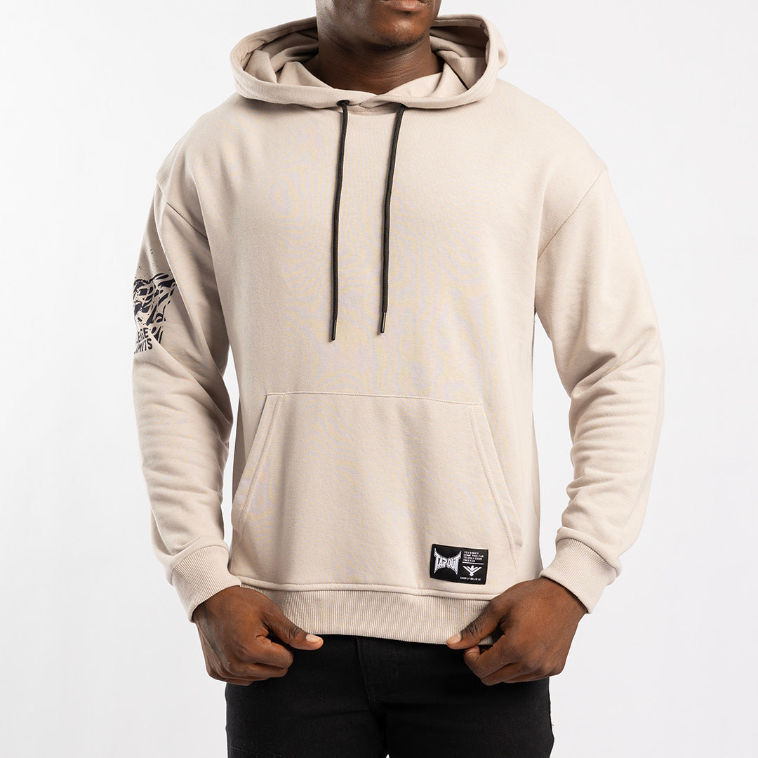 CHARCOAL ROUND-NECK CHENILLE JERSEY