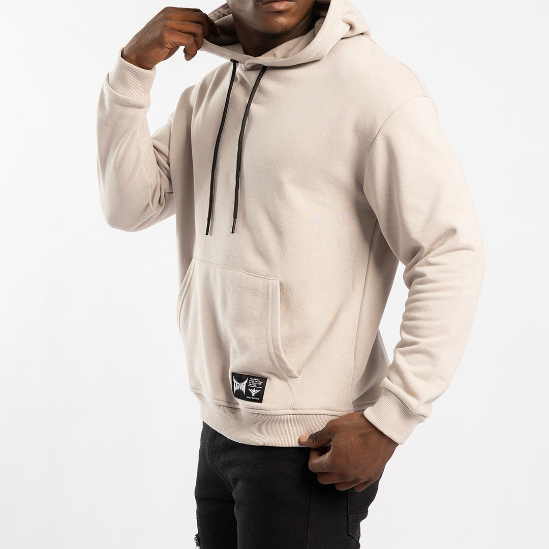 CHARCOAL ROUND-NECK CHENILLE JERSEY