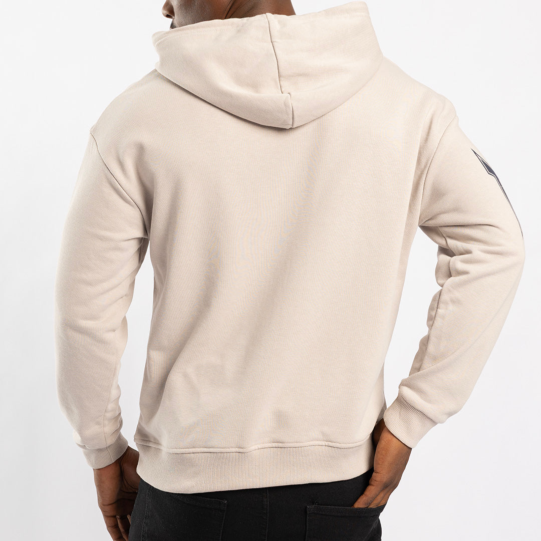 CHARCOAL ROUND-NECK CHENILLE JERSEY