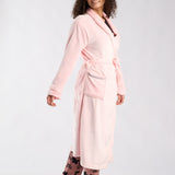LADIES LQD ROSE PINK PLUSH GOWN