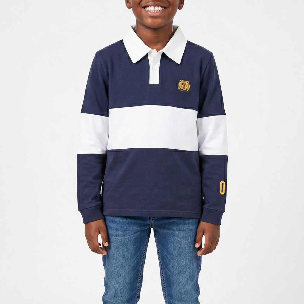 Boys Colour Block Sweater