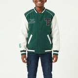 Green/Cream Melton Jackets