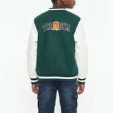 Green/Cream Melton Jackets