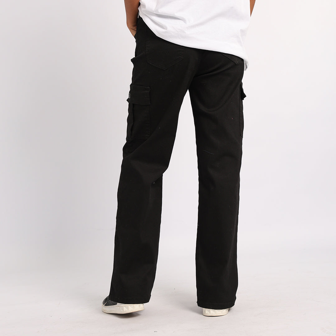 BLACK CARGO PANT