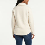 CREAM LONG SLEEVE SWEAT TOP