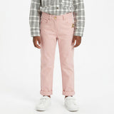 GIRLS PINK DENIM JEAN WITH TRIM DETAIL