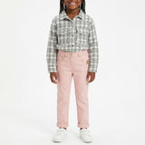 GIRLS PINK DENIM JEAN WITH TRIM DETAIL