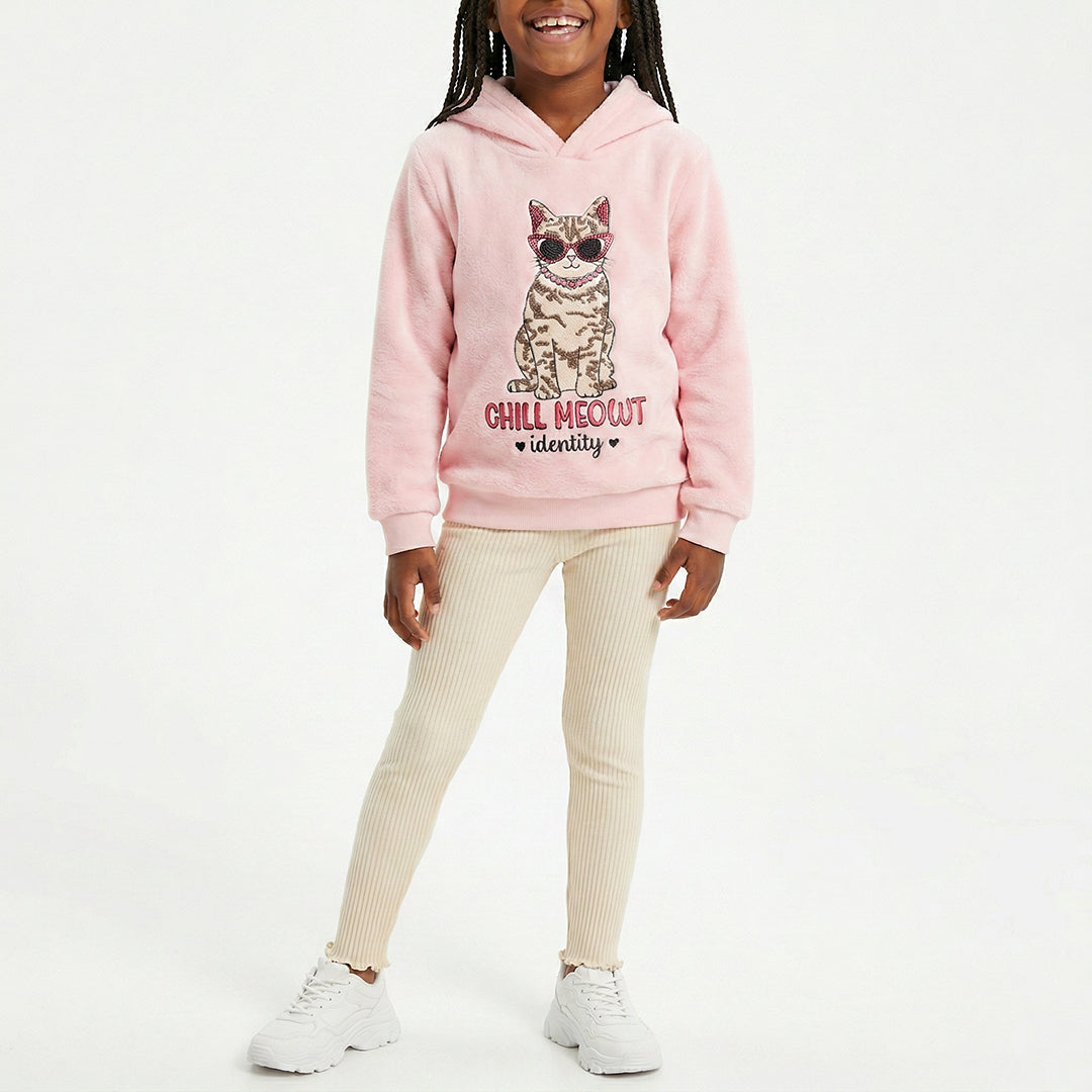GIRLS PINK SWEATER