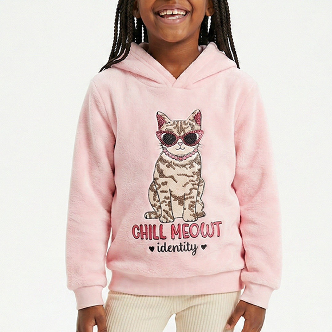 GIRLS PINK SWEATER