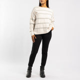 WHITE/GREY LONG SLEEVE JERSEY
