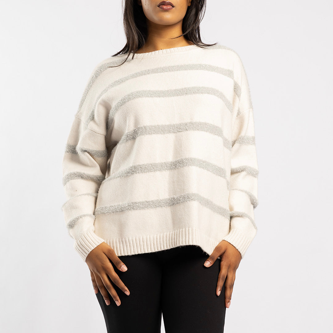 WHITE/GREY LONG SLEEVE JERSEY