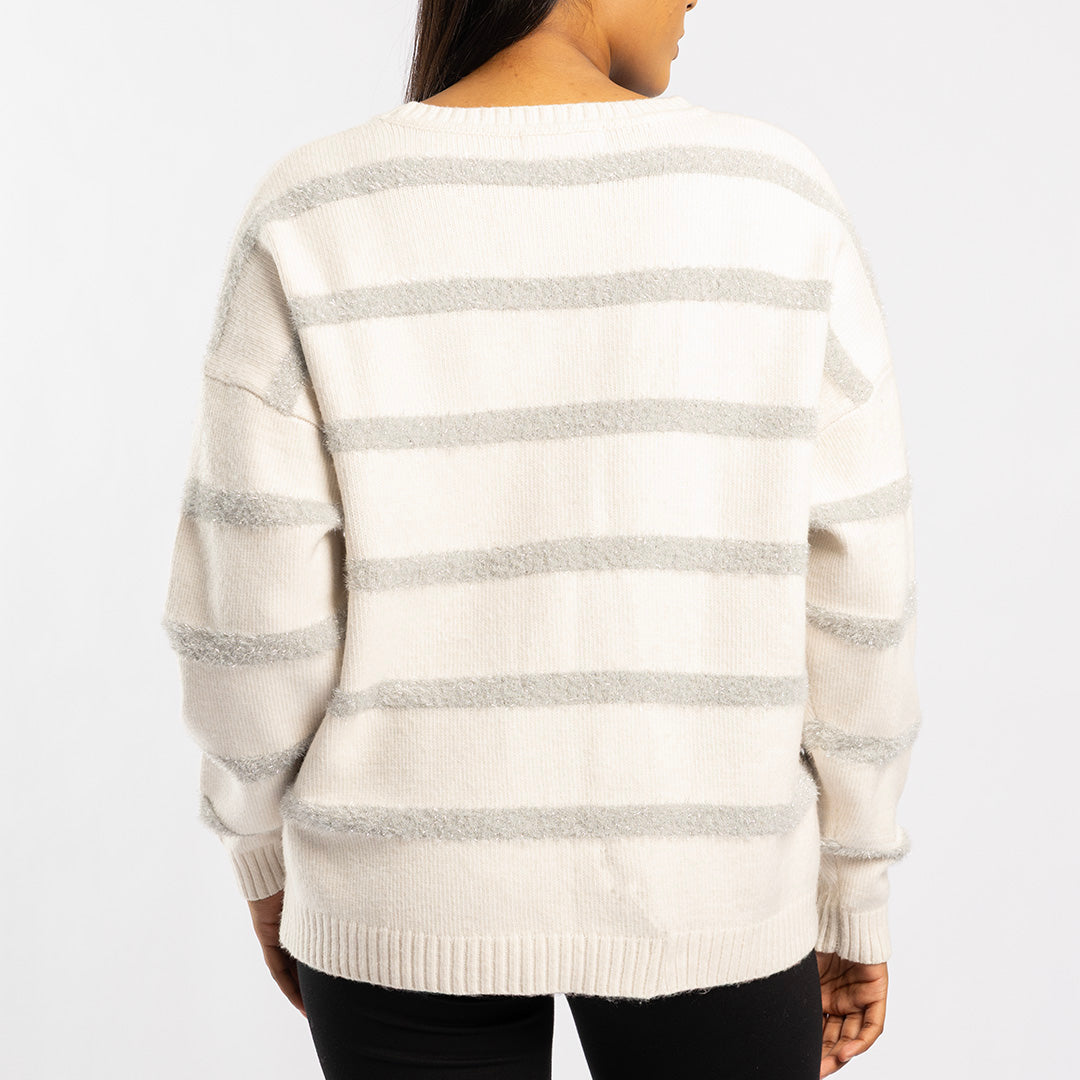 WHITE/GREY LONG SLEEVE JERSEY