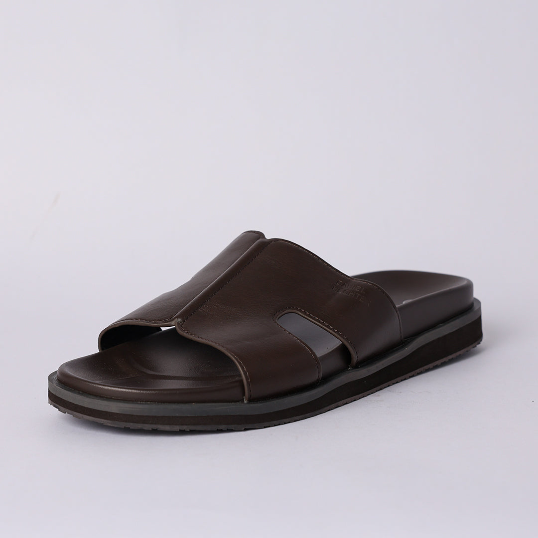 BROWN PU SANDAL
