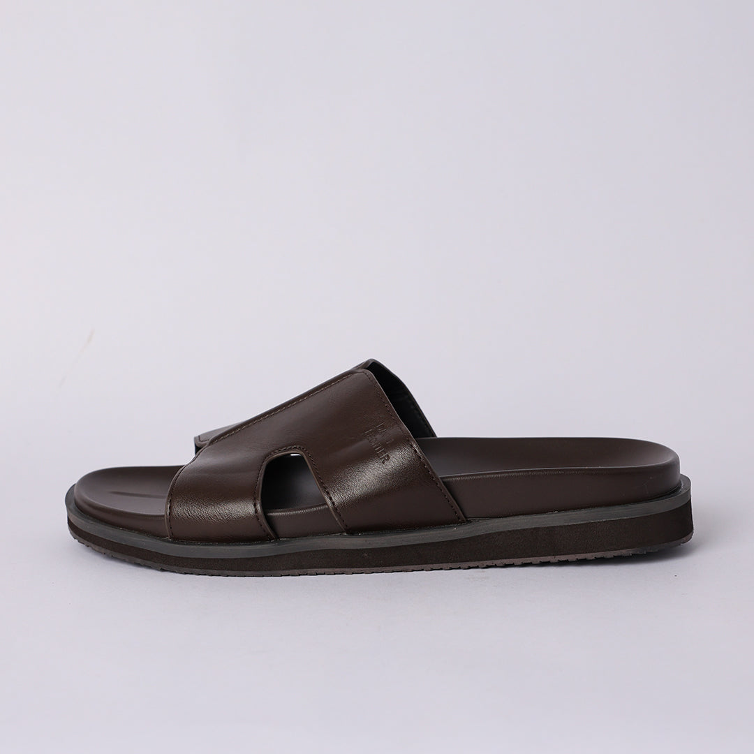 BROWN PU SANDAL