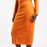 ALORA LADIES ORANGE SKIRT