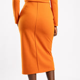 ALORA LADIES ORANGE SKIRT