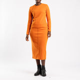 ALORA LADIES ORANGE TOP