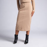 LADIES ALORA BEIGE SKIRT