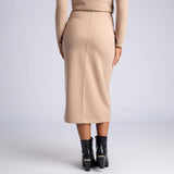 LADIES ALORA BEIGE SKIRT