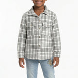 GIRLS WHITE CHECK  SHACKET
