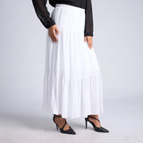 LADIES WHITE SKIRT