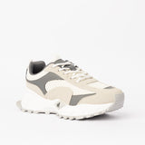 White And Grey Chunky Trainer Sneaker