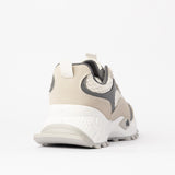 White And Grey Chunky Trainer Sneaker