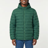GREEN PUFFER JACKET