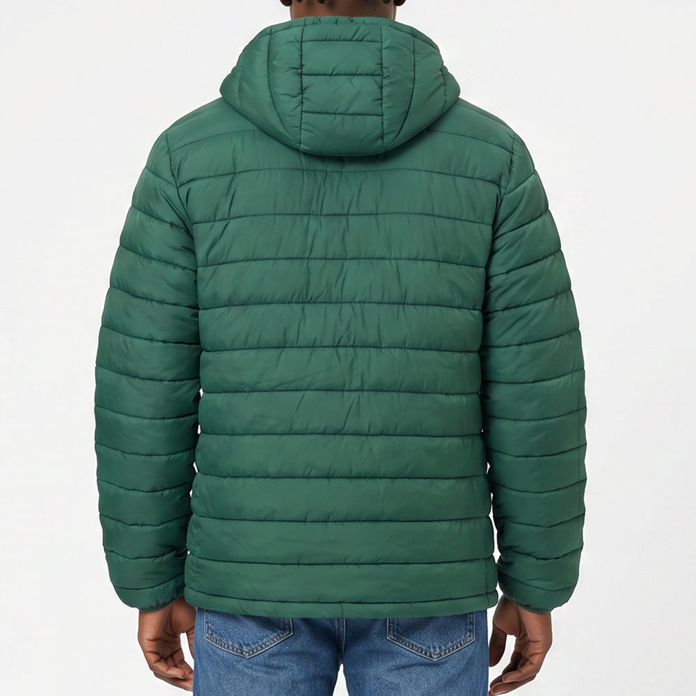 GREEN PUFFER JACKET
