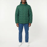 GREEN PUFFER JACKET