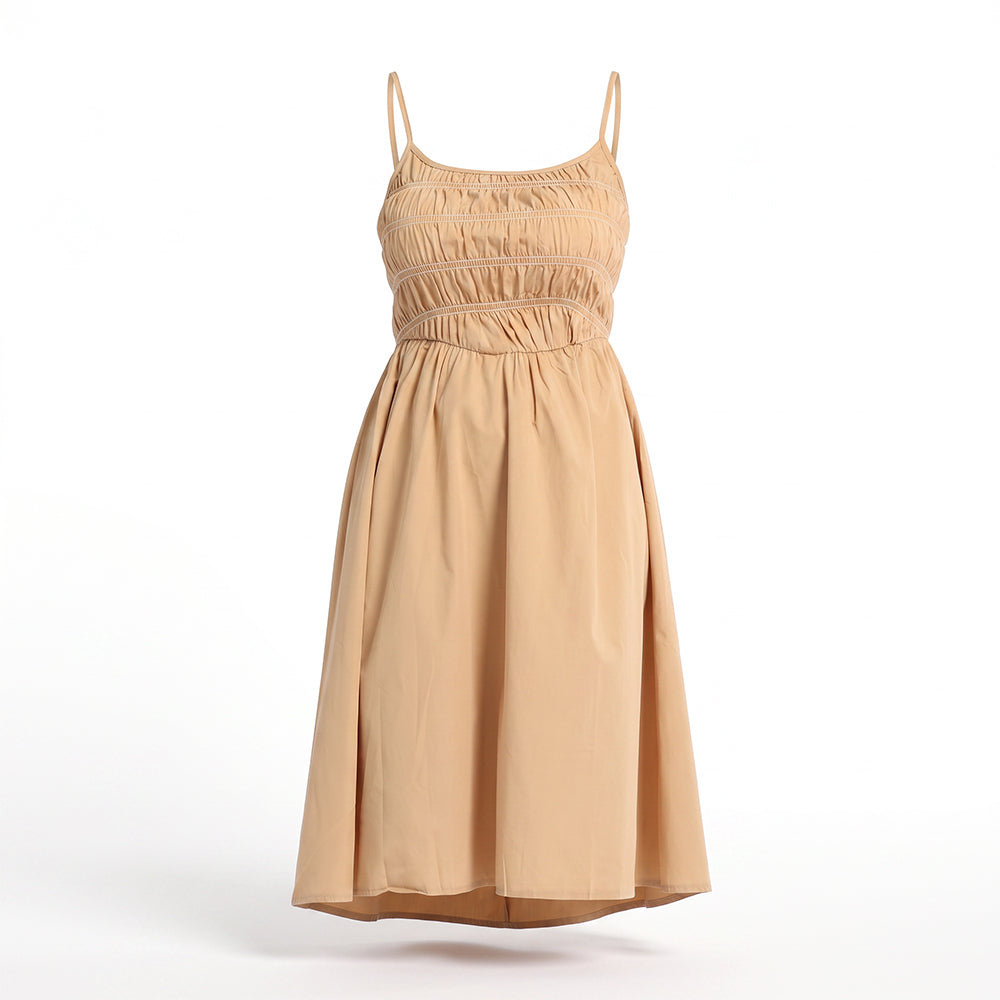 STONE SLEEVELESS  DRESS