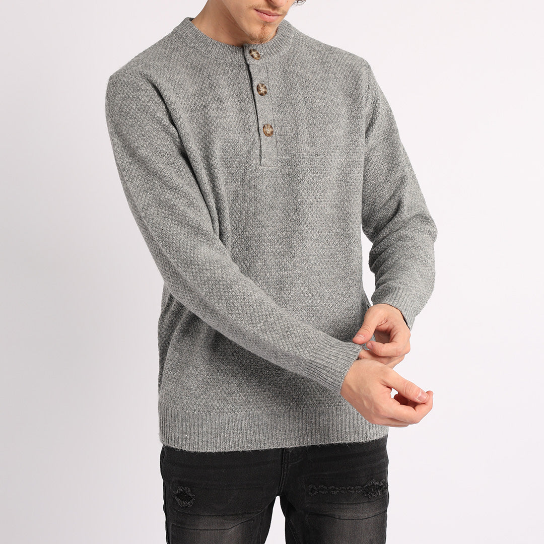 MENS MODA GREY JERSEY (3 BUTTON)