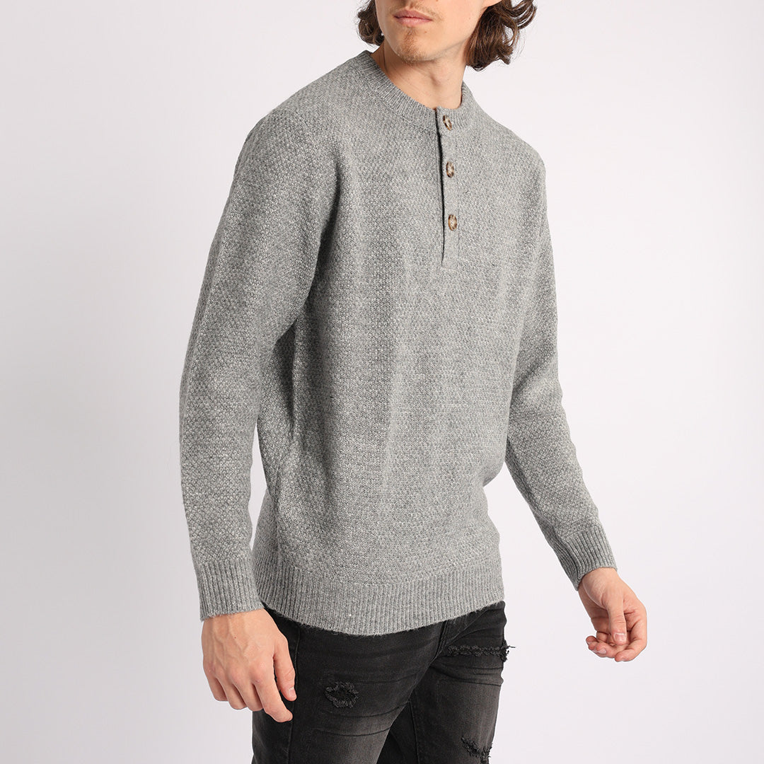 MENS MODA GREY JERSEY (3 BUTTON)