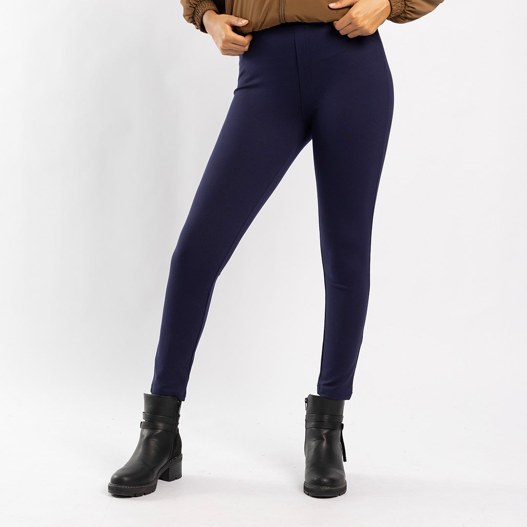BLUE PONTI PANTS