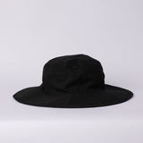 BLACK BOONEY BUCKET HAT (RED TAPE DETAIL)