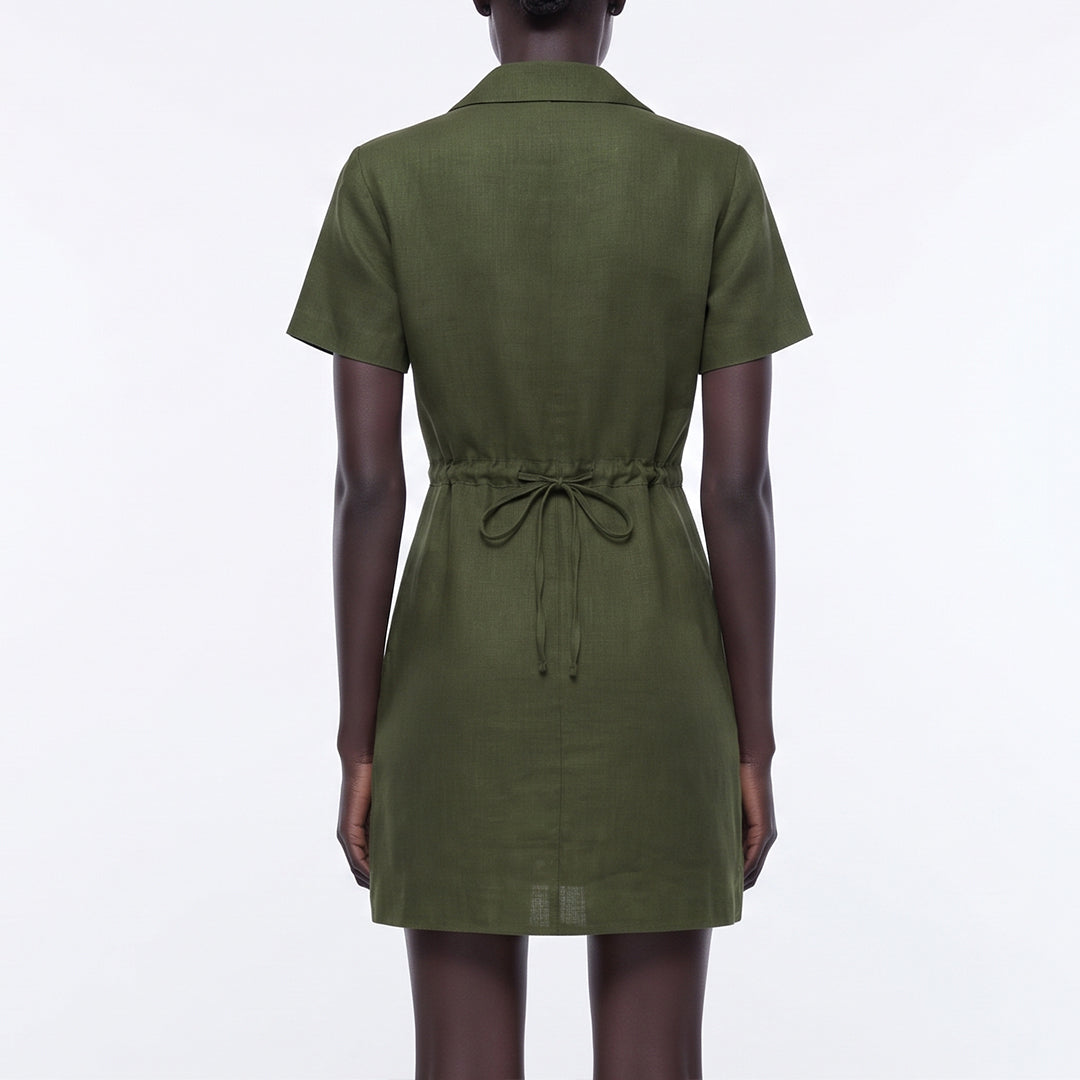 FATIGUE SHORT SLEEVE MINI DRESS