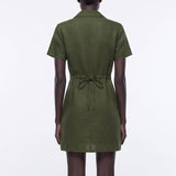 FATIGUE SHORT SLEEVE MINI DRESS