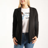 LADIES BLACK LONG SLEEVE BLAZER