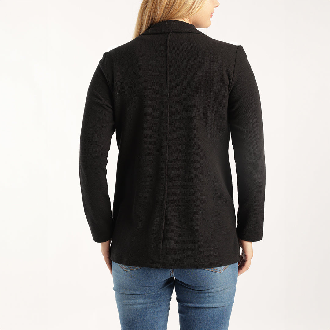 LADIES BLACK LONG SLEEVE BLAZER