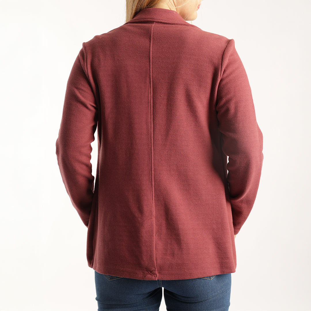 LADIES MINK LONG SLEEVE BLAZER