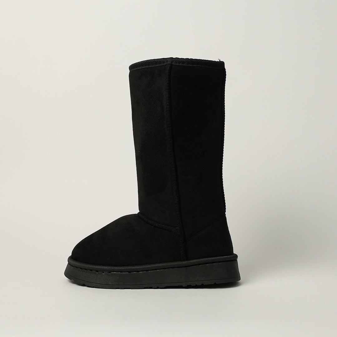 BLACK LONG UGG BOOTS