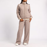 LADIES TAUPE JOGGER
