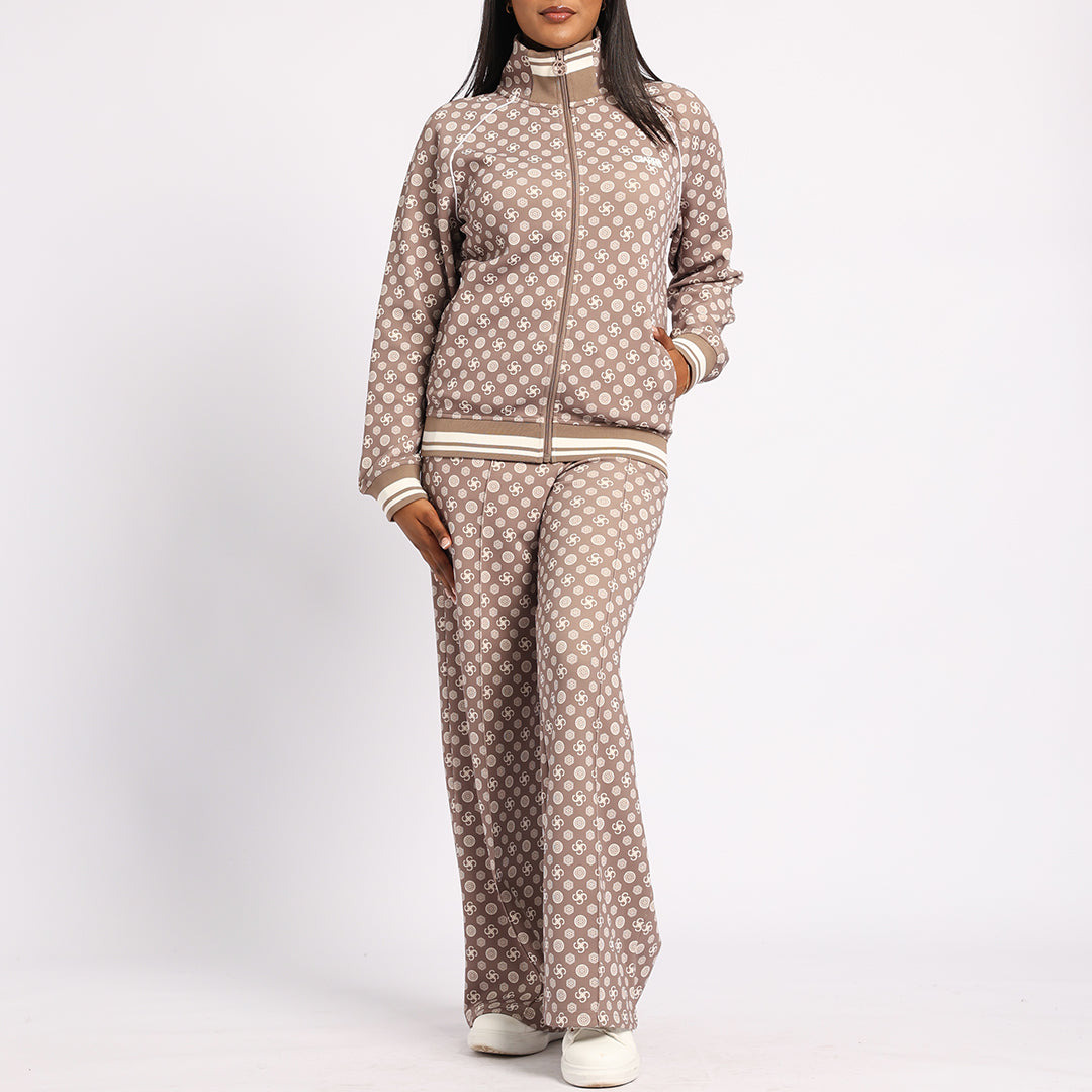 LADIES TAUPE SWEATER