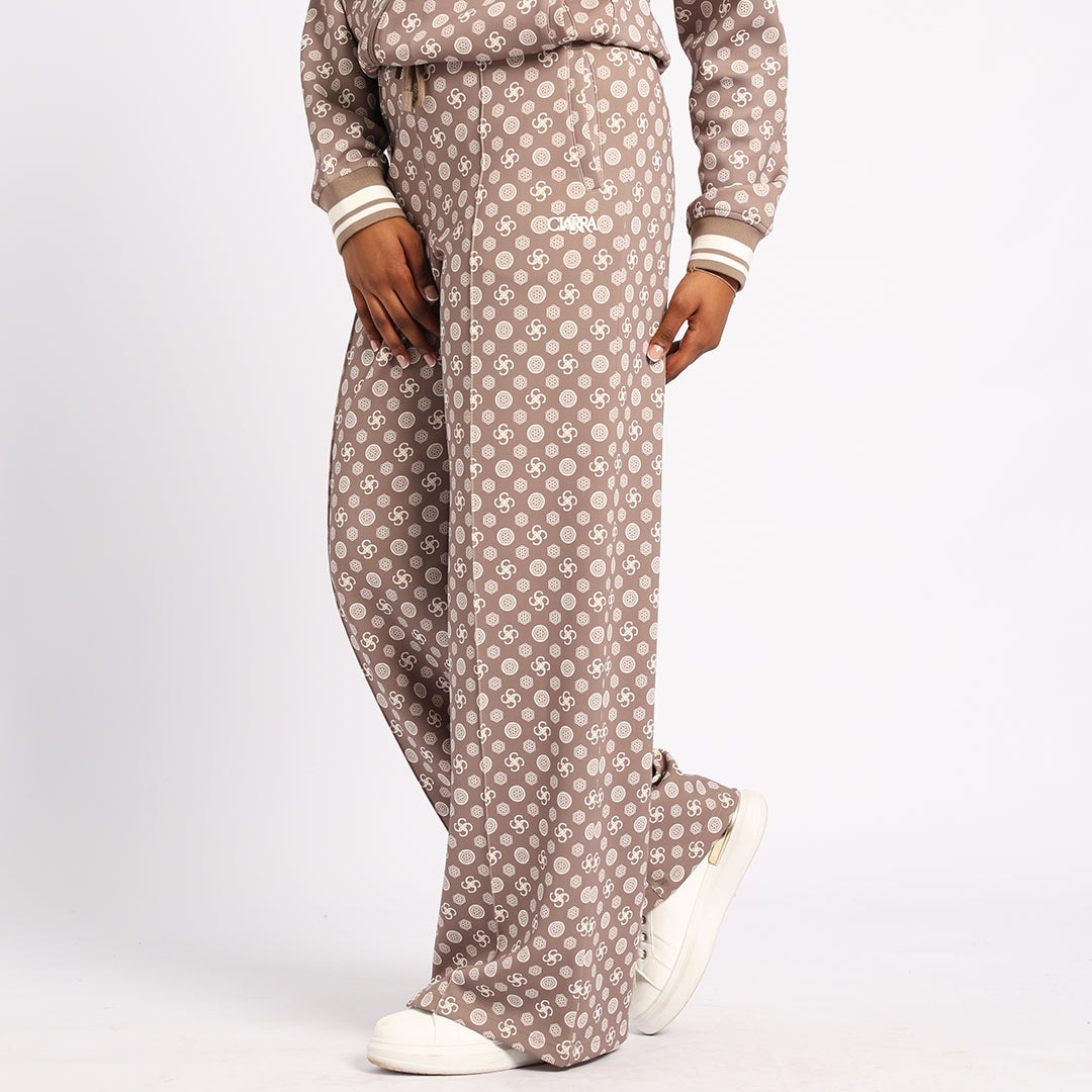 LADIES TAUPE JOGGER