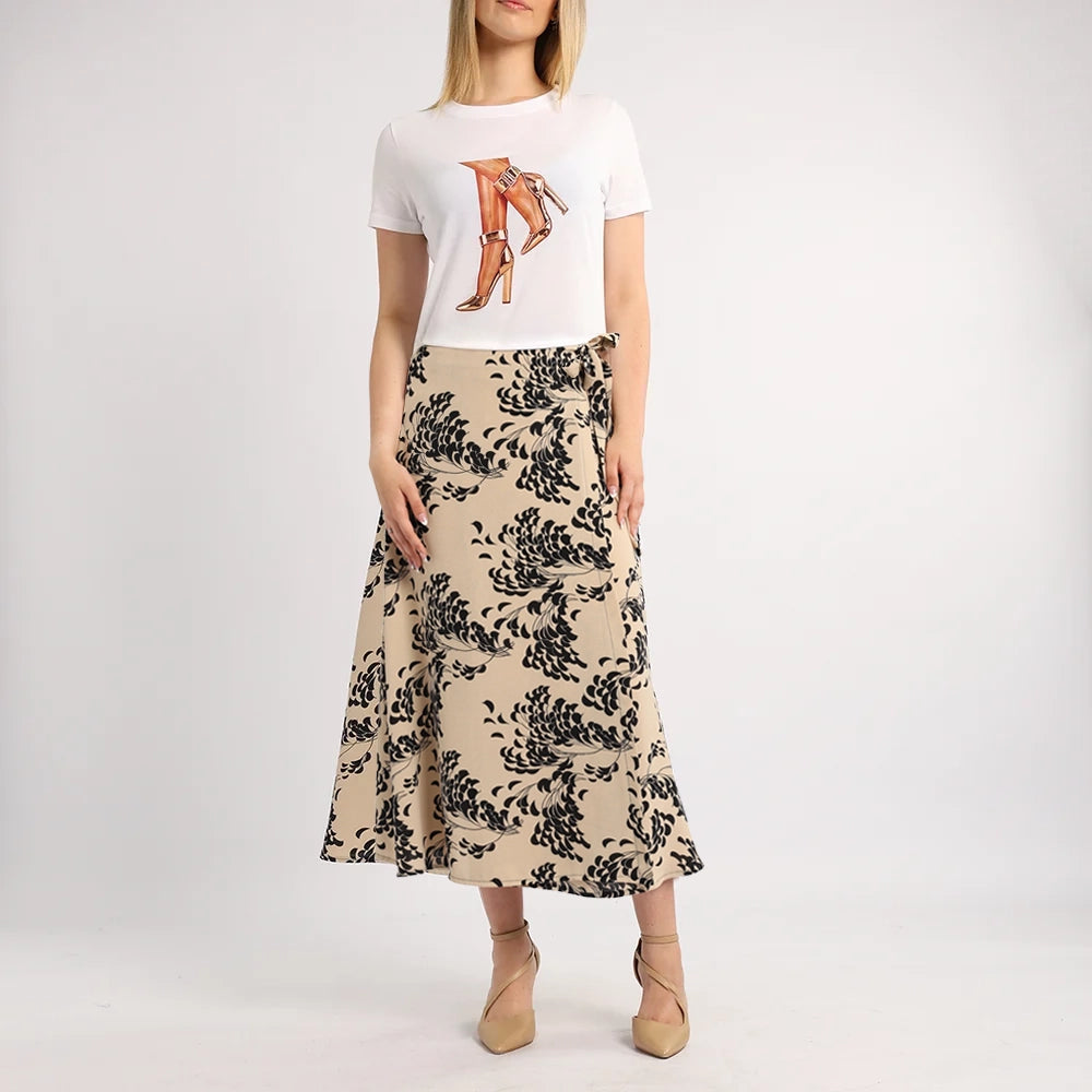 LADIES PRINTED SKIRT